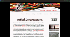 Desktop Screenshot of jimblackconstruction.com